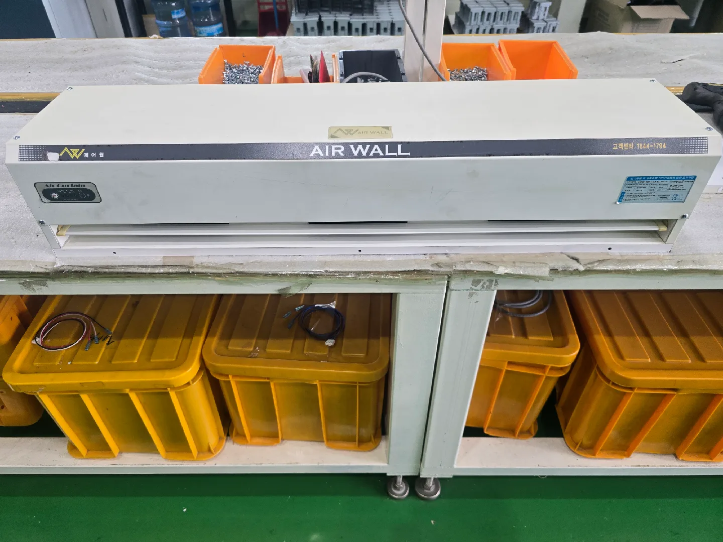 에어월 산업형 1000 중고 에어커튼 팝니다.