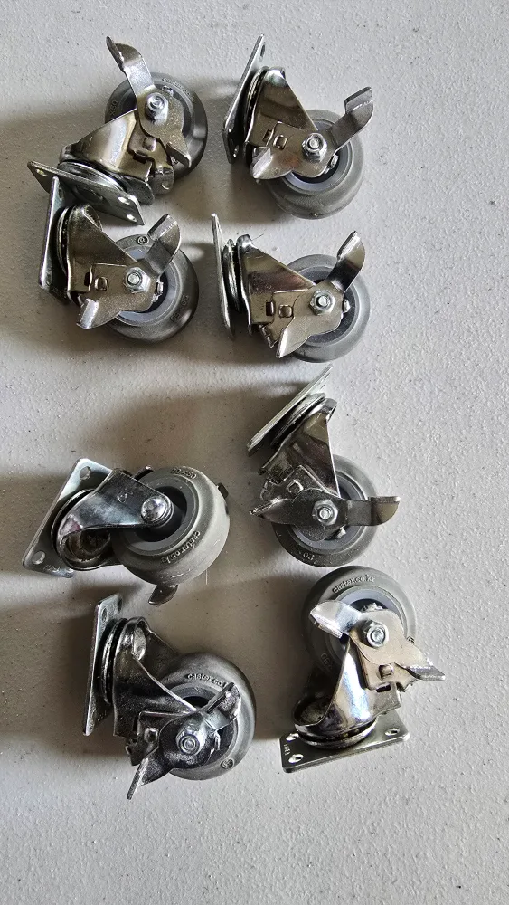 중고 CASTER 바퀴(회전 브레이크) 판매합니다.-초월읍-