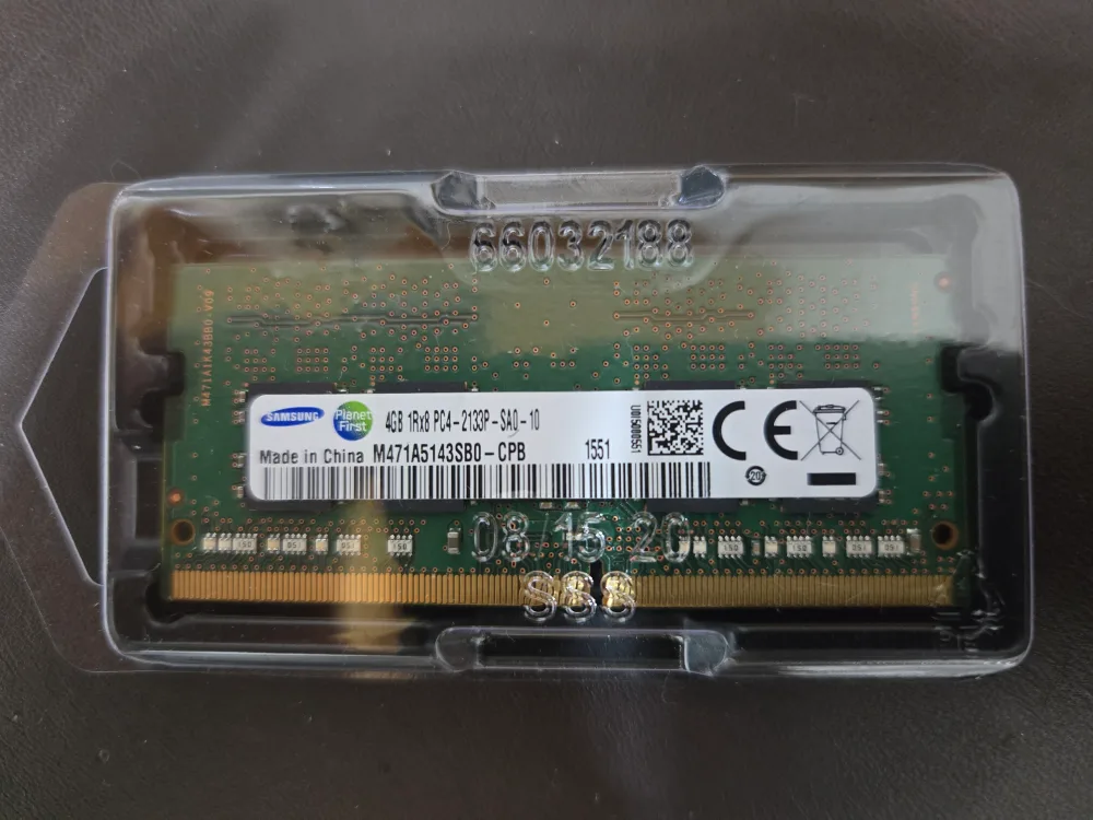 삼성 DDR4 4GB 램 중고상품 2개, 노트북용