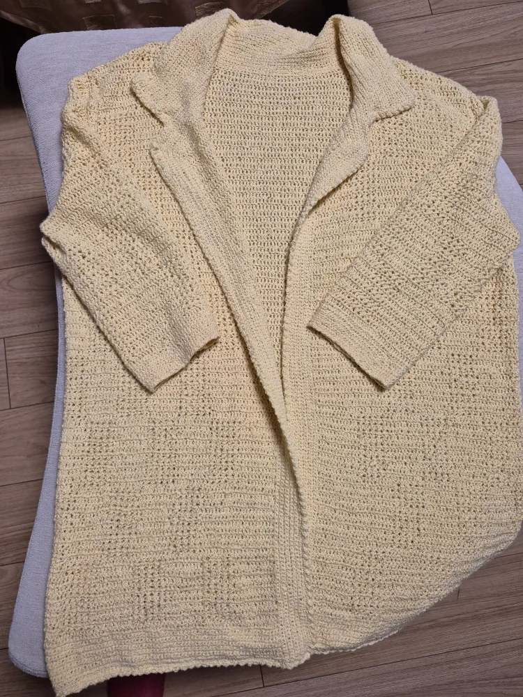 손뜨개 민소매, 가디건 2종 세트