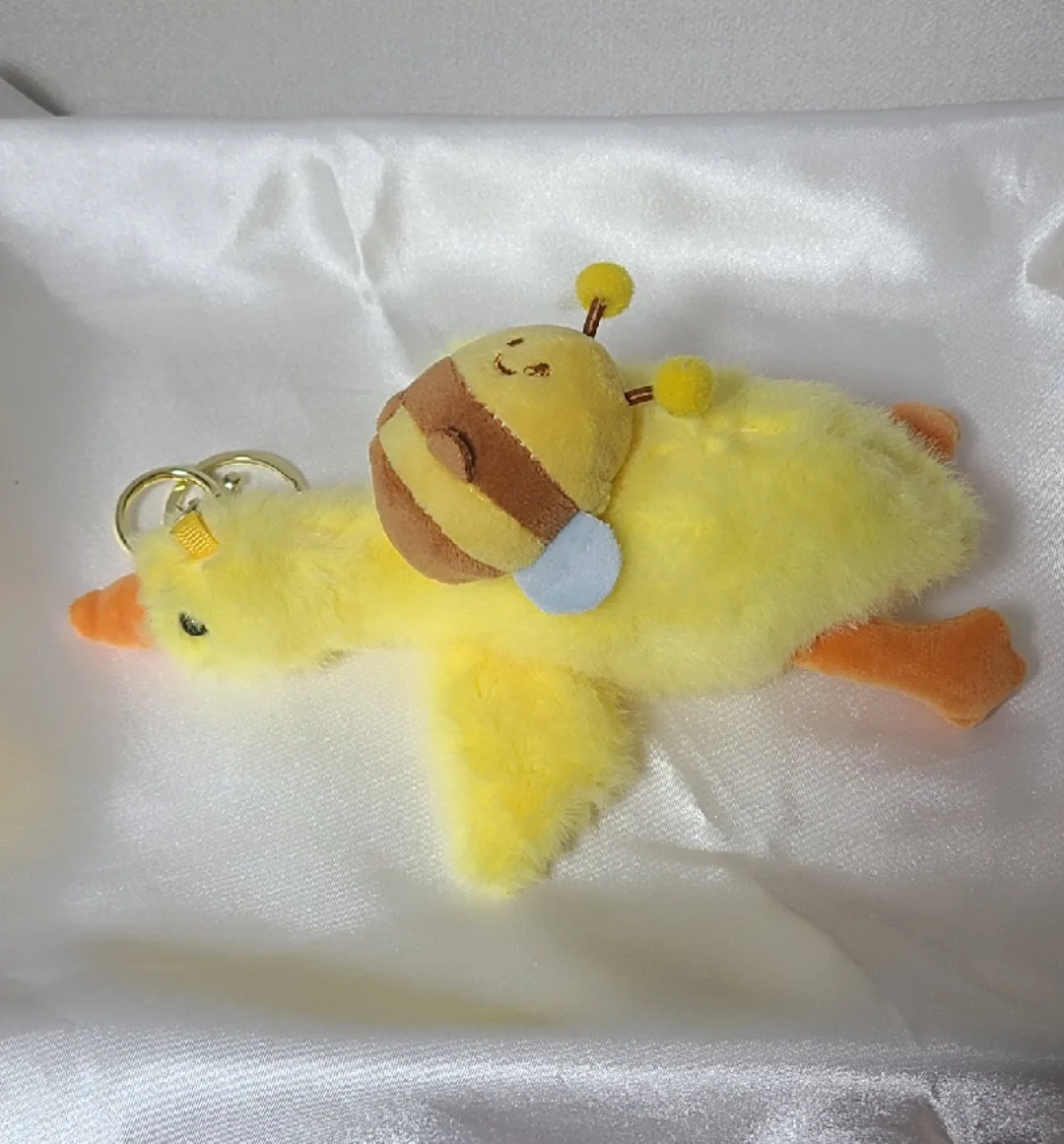 꿀벌 릴패스 오리 인형 키링