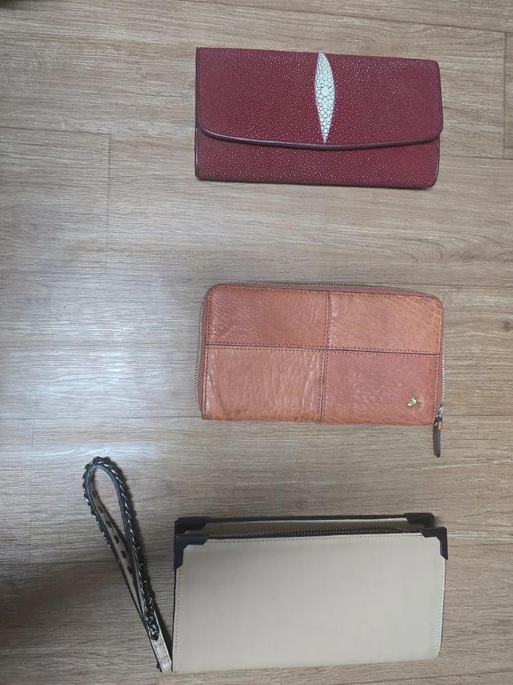 중고 여성 지갑 3종