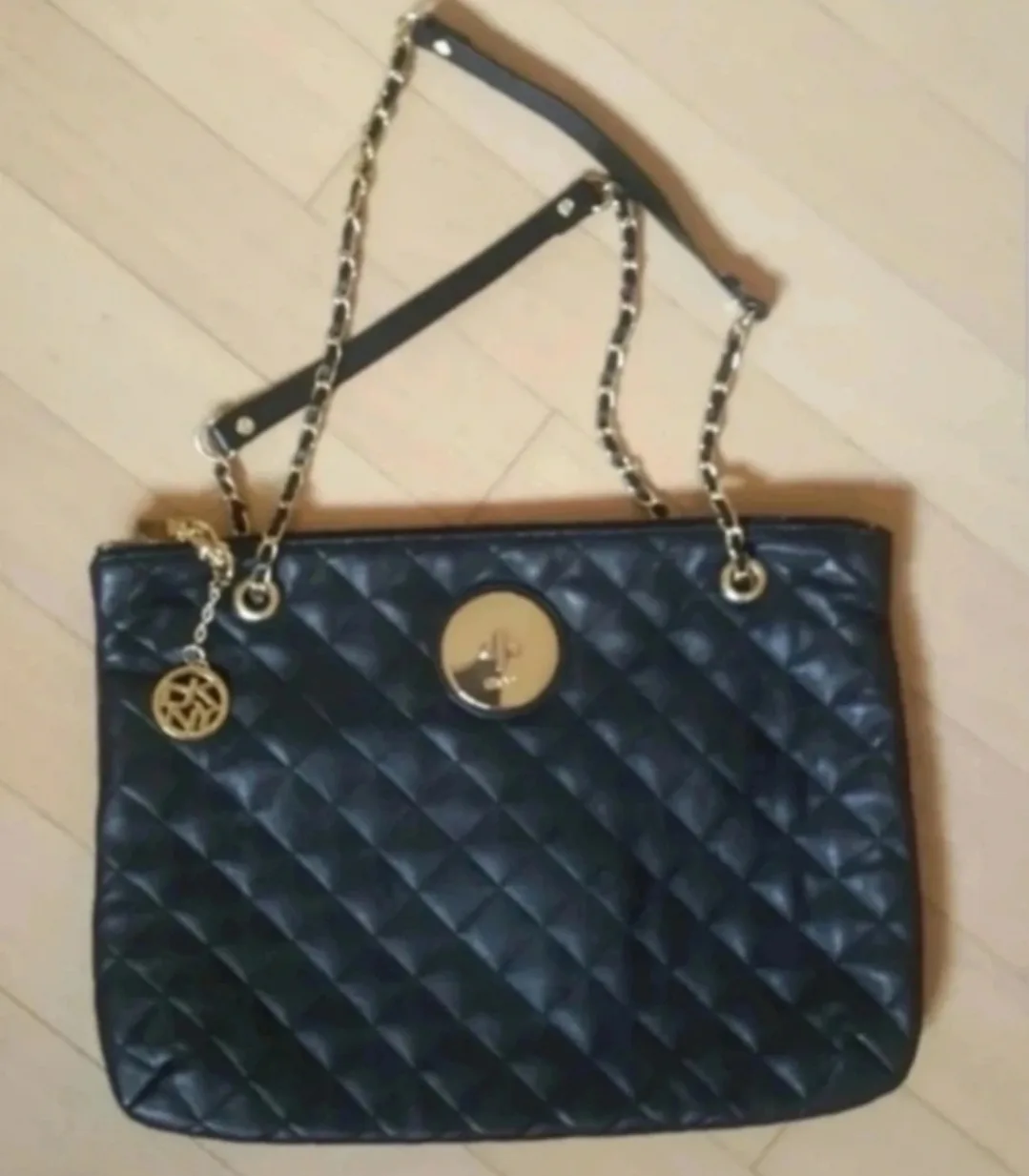 DKNY 가죽 체인백