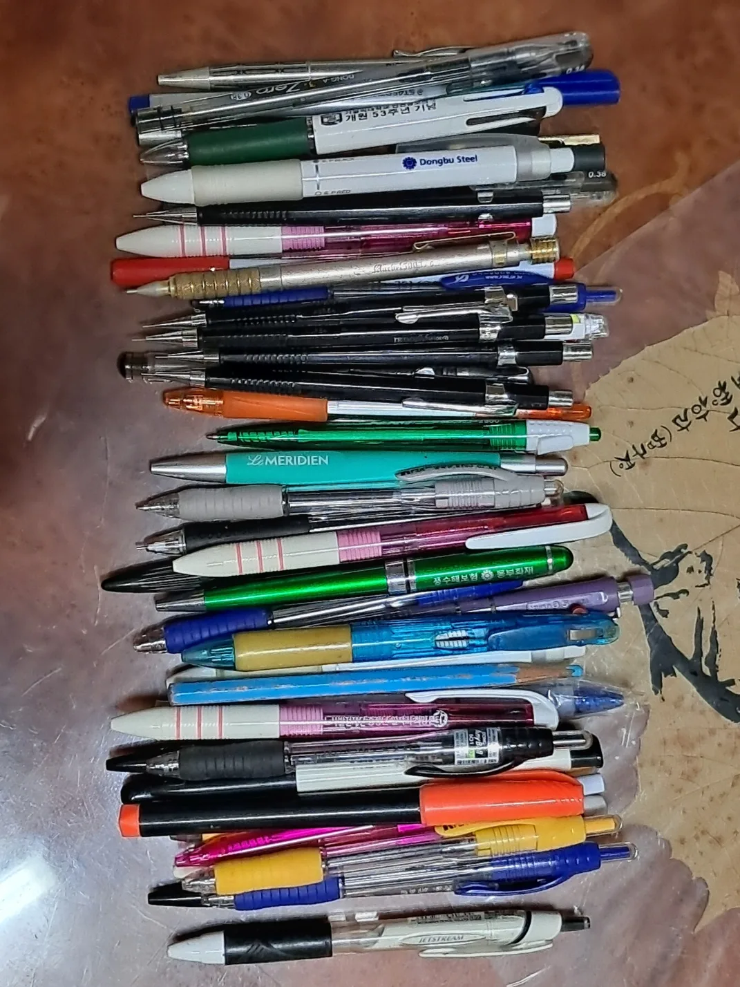 중고 볼펜 15개전후