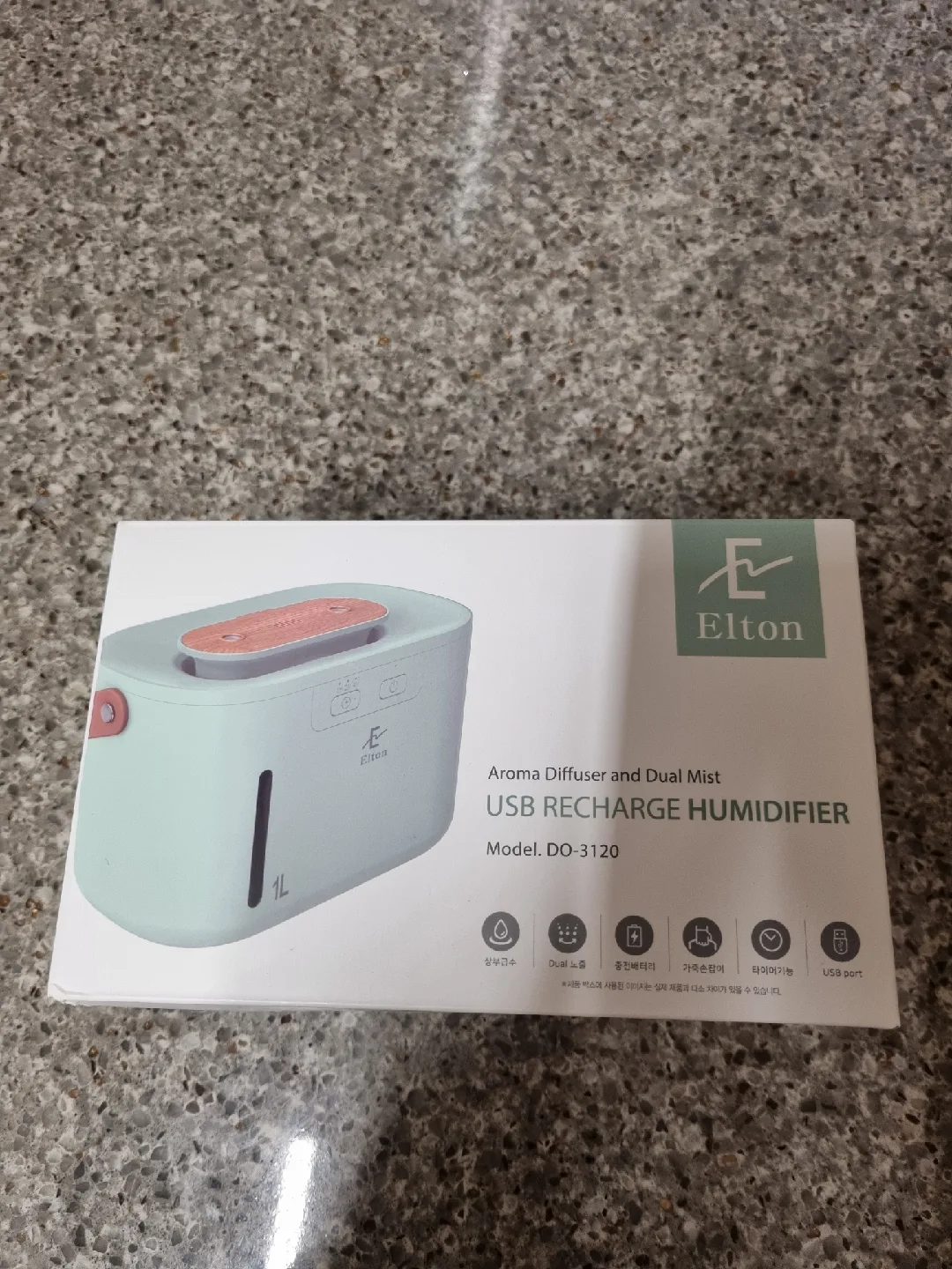 엘톤 USB 충전식 가습기 새상품
