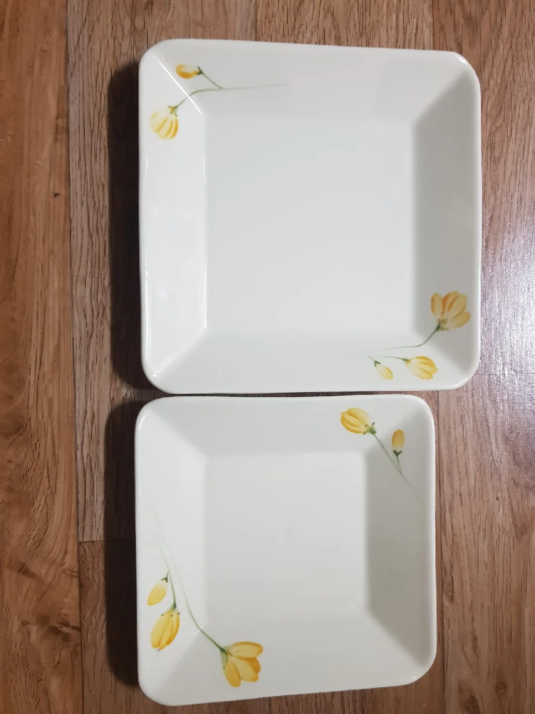 사각 접시 2개 [중고]