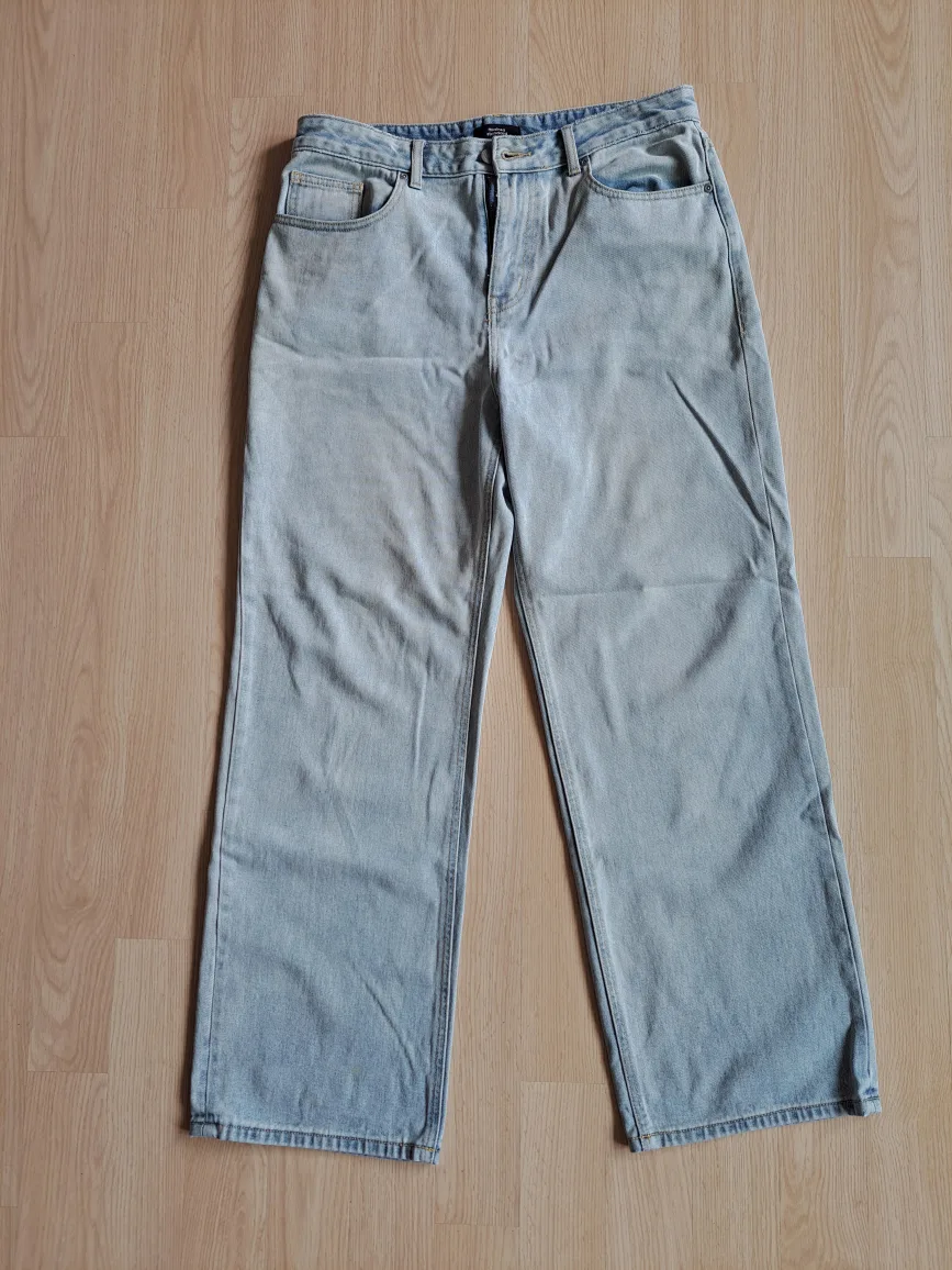 무신사 스탠다드  와이드 데님 팬츠