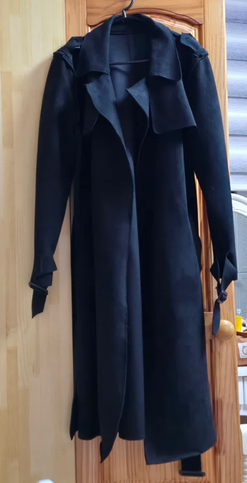 블랙 스웨이드 자켓