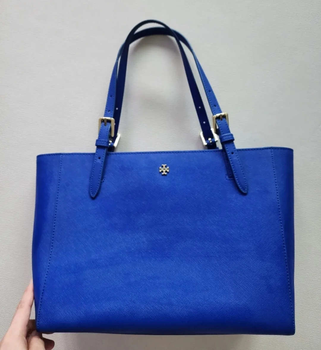 토리버치 파란색 토트백