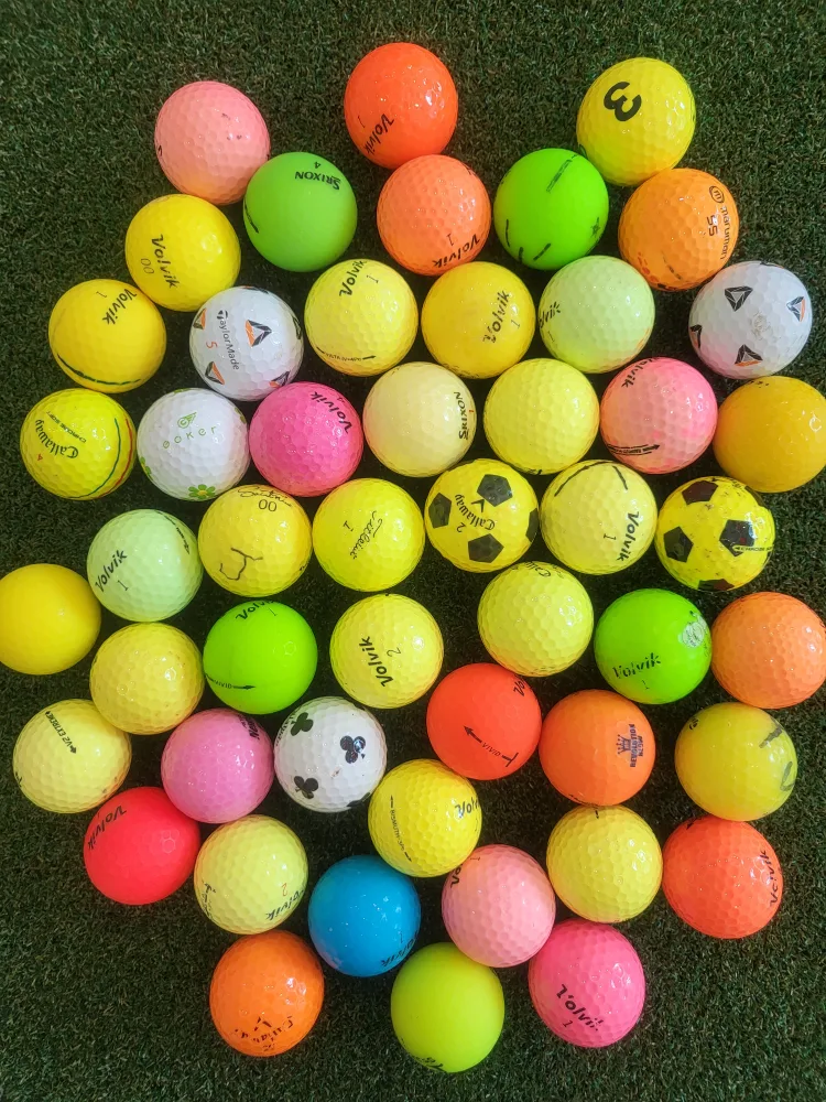 중고 골프공 칼라 혼합 50알 필드사용 가능한 로스트볼
