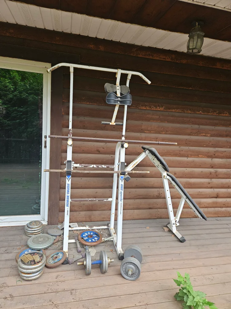 중고 헬스 운동 기구 세트