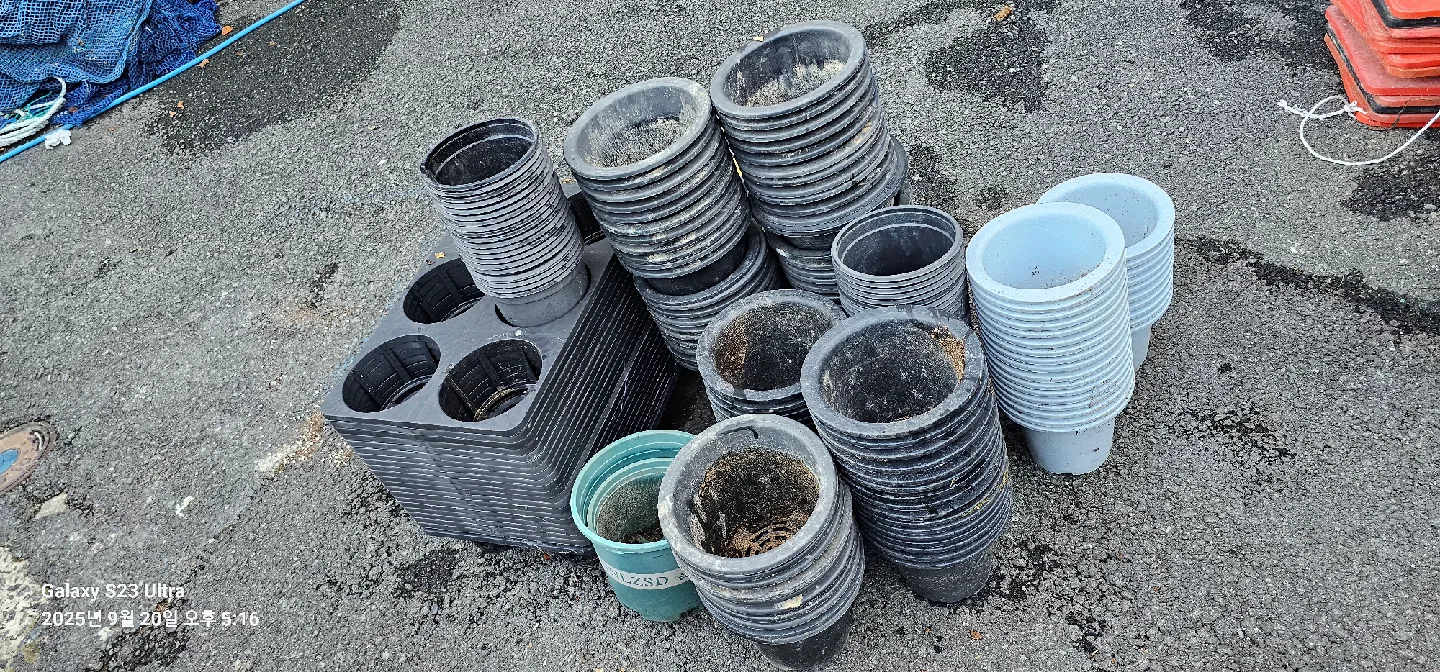 중고 화분 모음