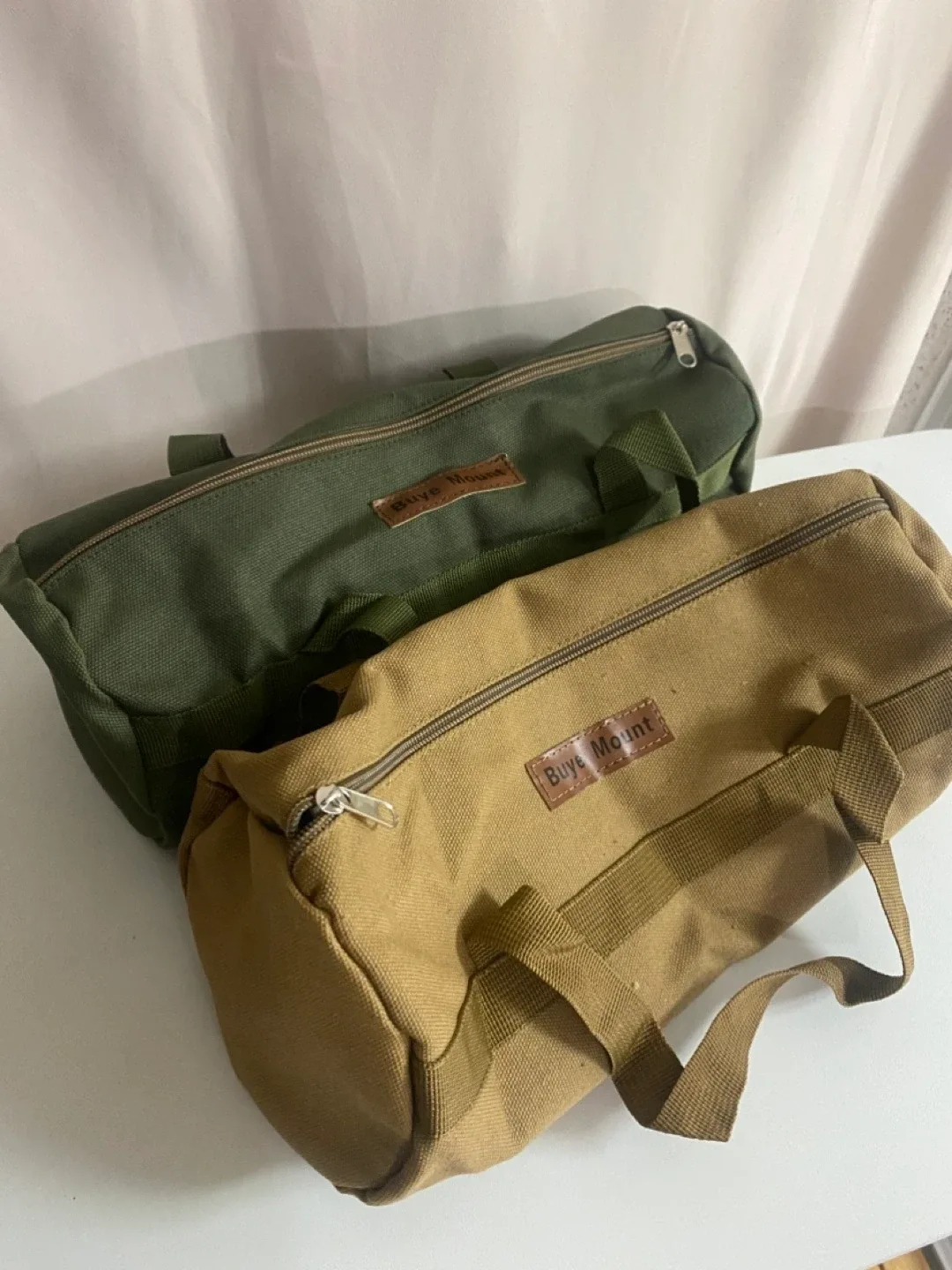 새상품) 작업용 공구가방 못가방 - 카키색