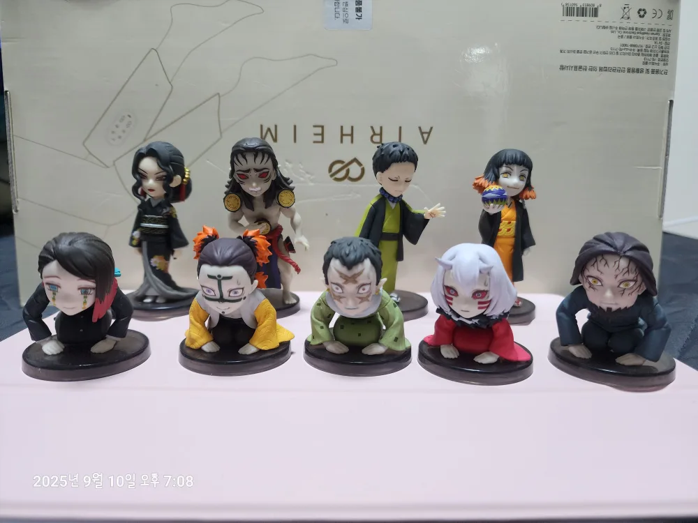 귀멸의 칼날 월콜 피규어 일괄판매 중고 박스없음