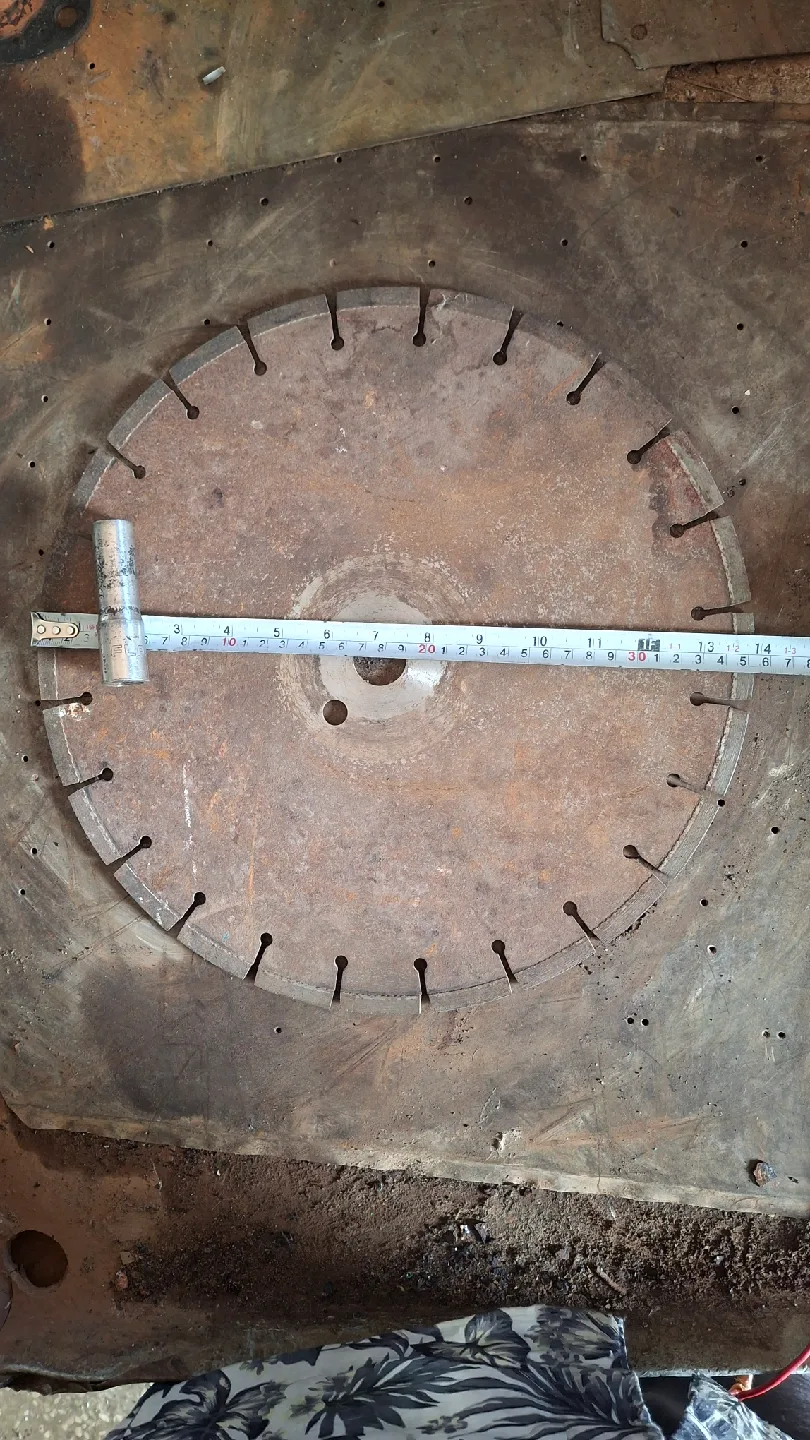 콘크리트 절단 날 (중고)