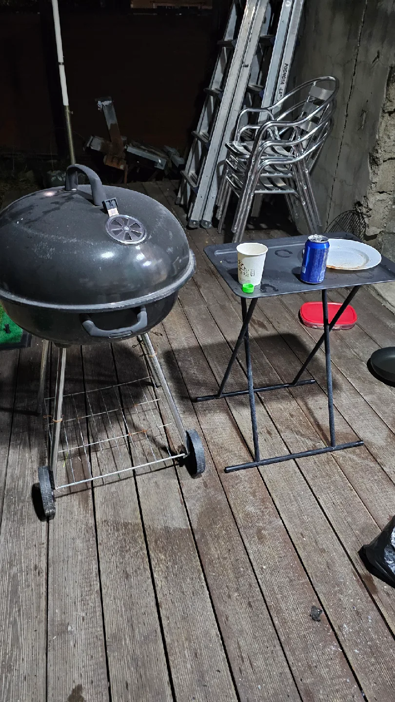 캠핑용 중고 차콜 그릴