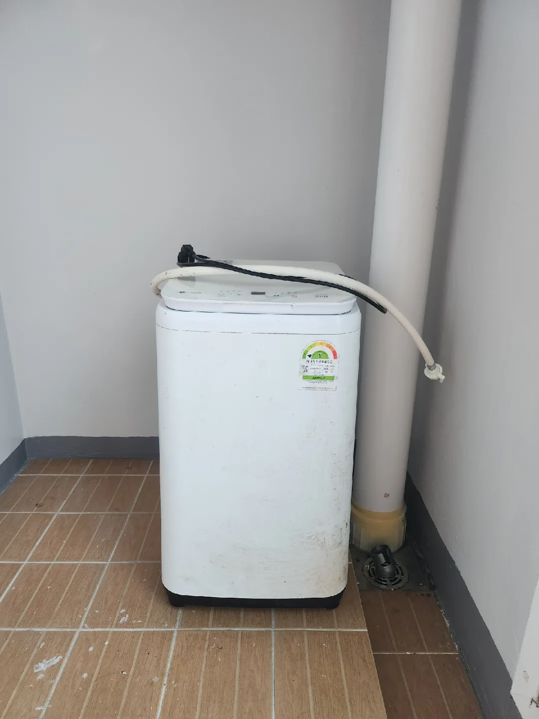 롯데알미늄 세탁기 3kg