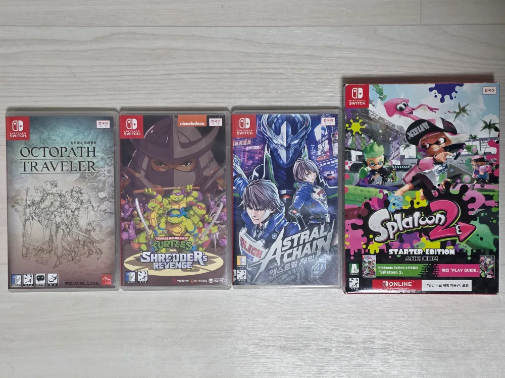 닌텐도스위치 중고 게임 모음