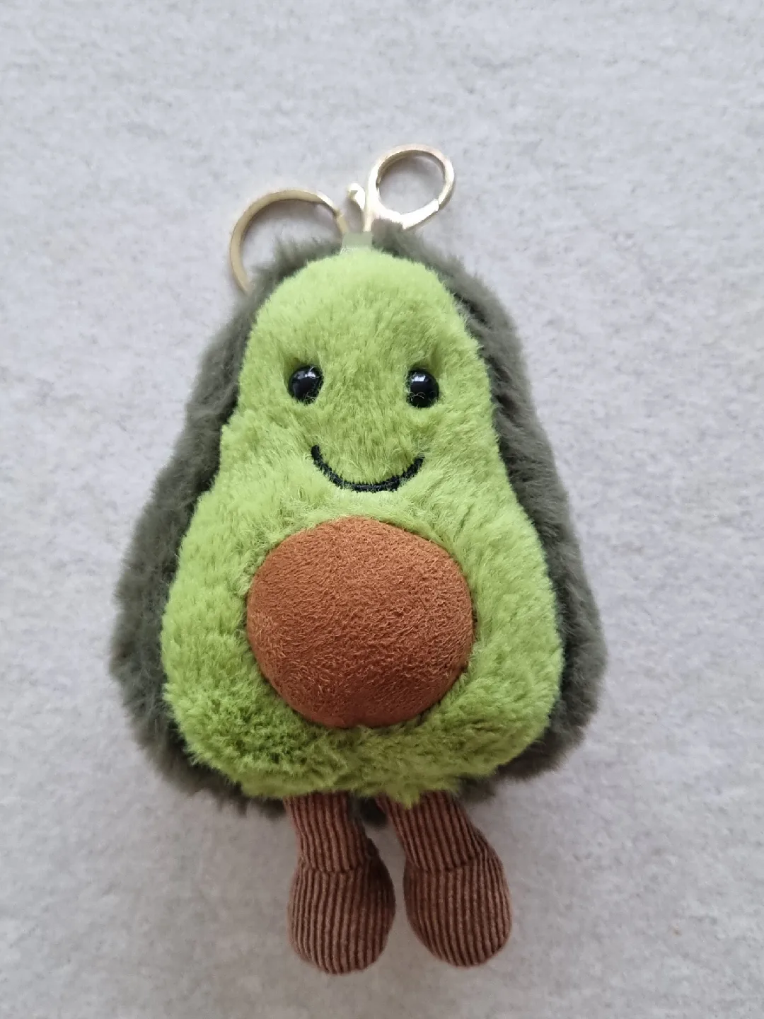 젤리캣 스타일 아보카도 키링 인형