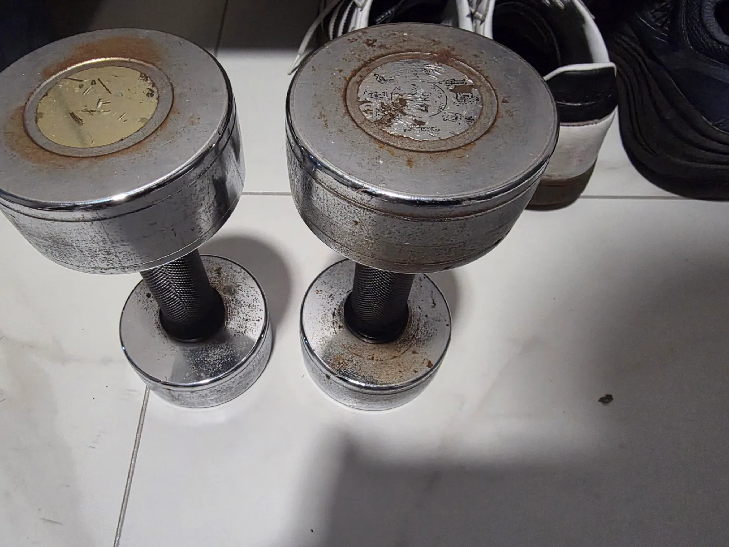 중고 아령 세트 5키로 2개