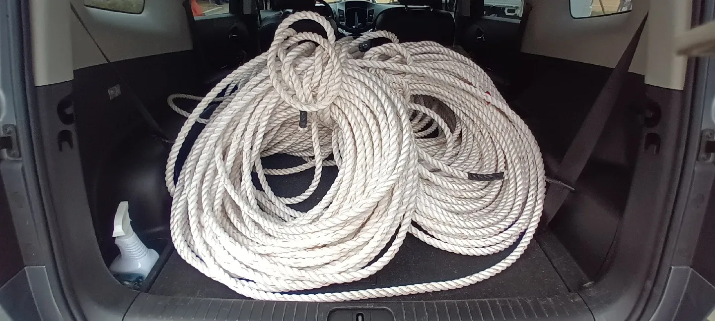 중고 밧줄 로프 팝니다.