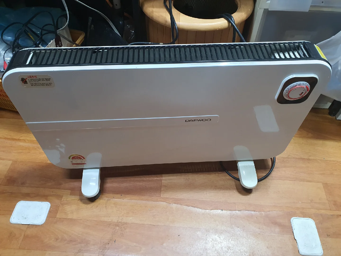 대우 전기 난로 겨울 타이머 난방기기 중고