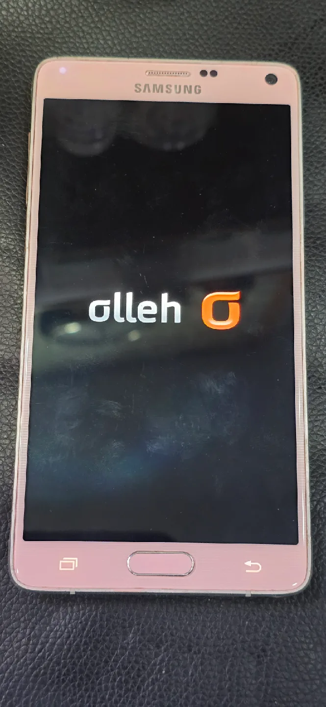 삼성 갤럭시 노트4  핑크 중고폰 팝니다.
