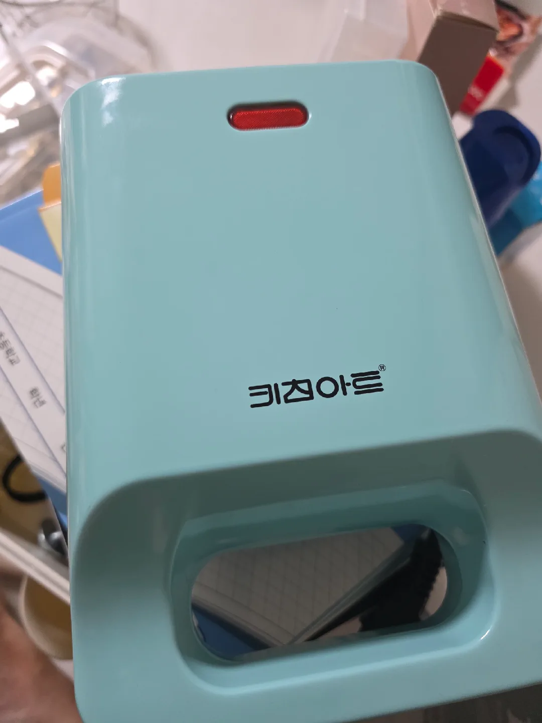 키친아트 와플메이커 민트 중고