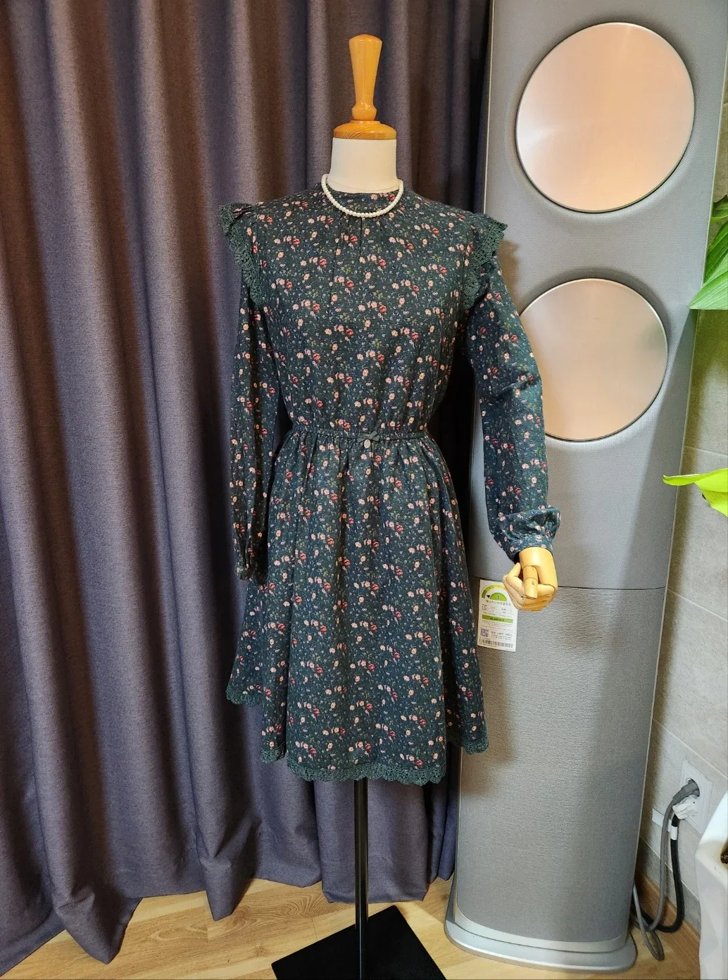 (새제품) renoma 피치 기모 원피스