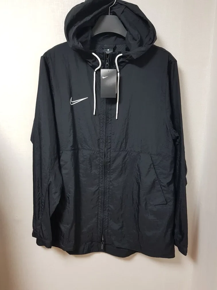 나이키 블랙 웜업 후드 바람막이 110 (새상품)