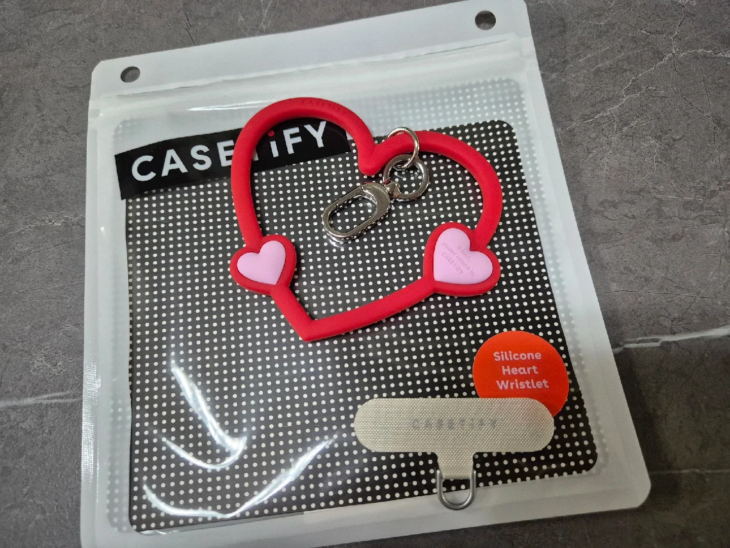 케이스티파이하트 레드 스트랩 카드 상태 좋은 중고