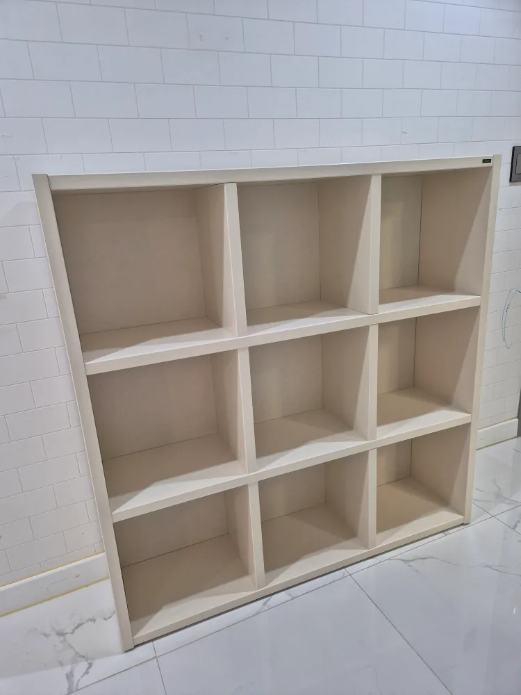 한샘 3x3 3단책장 어린이책장 1200 크림화이트