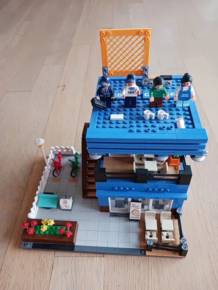 레고 에디야 커피숍 건물 모형