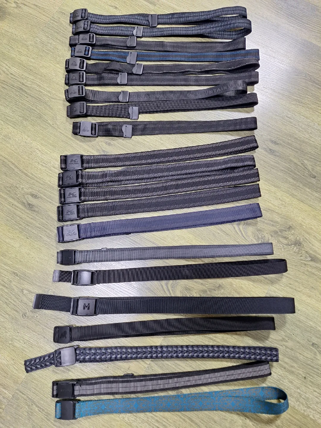 등산 노가다 일꾼 벨트 모음 (밀레, K2, 아이더)