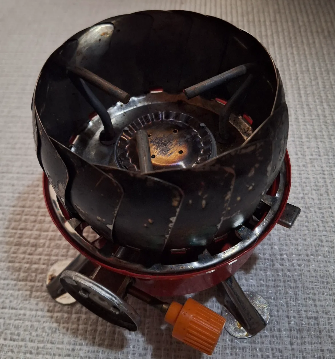 캠핑용 중고 바람막이 버너