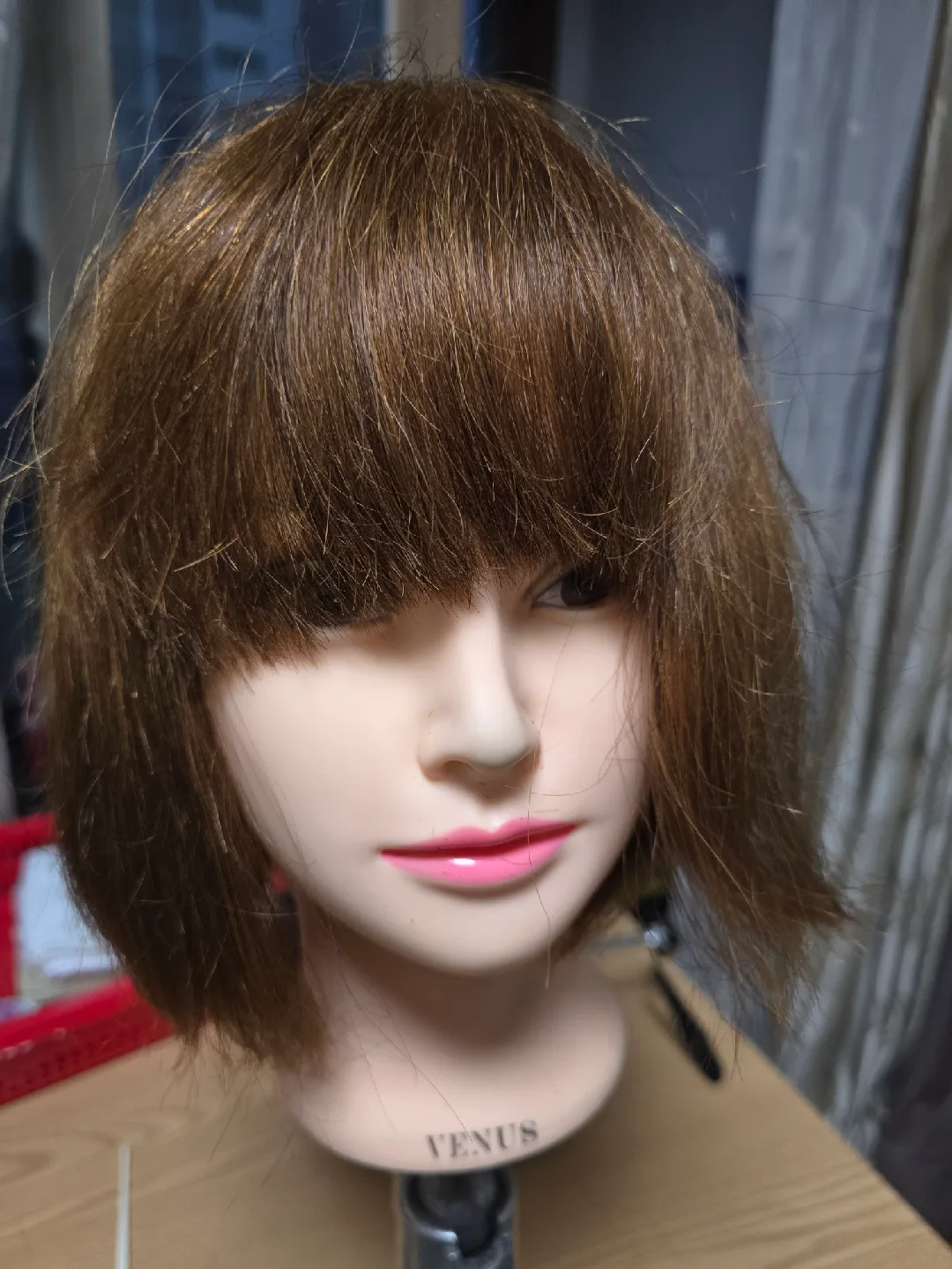 비너스 인모 100% 연습용 중고가발