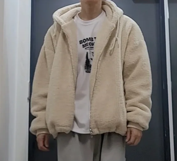 포근한 이쁜 후드점퍼