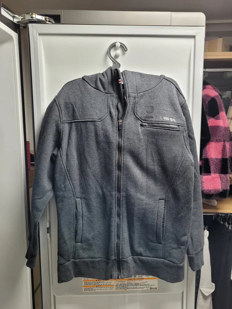 아문센 약기모 후드집업 L