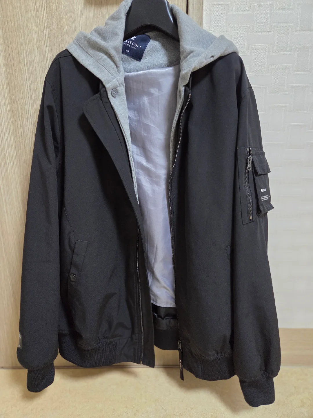 후드점퍼 95사이즈 ㅡ 내피분리 가능