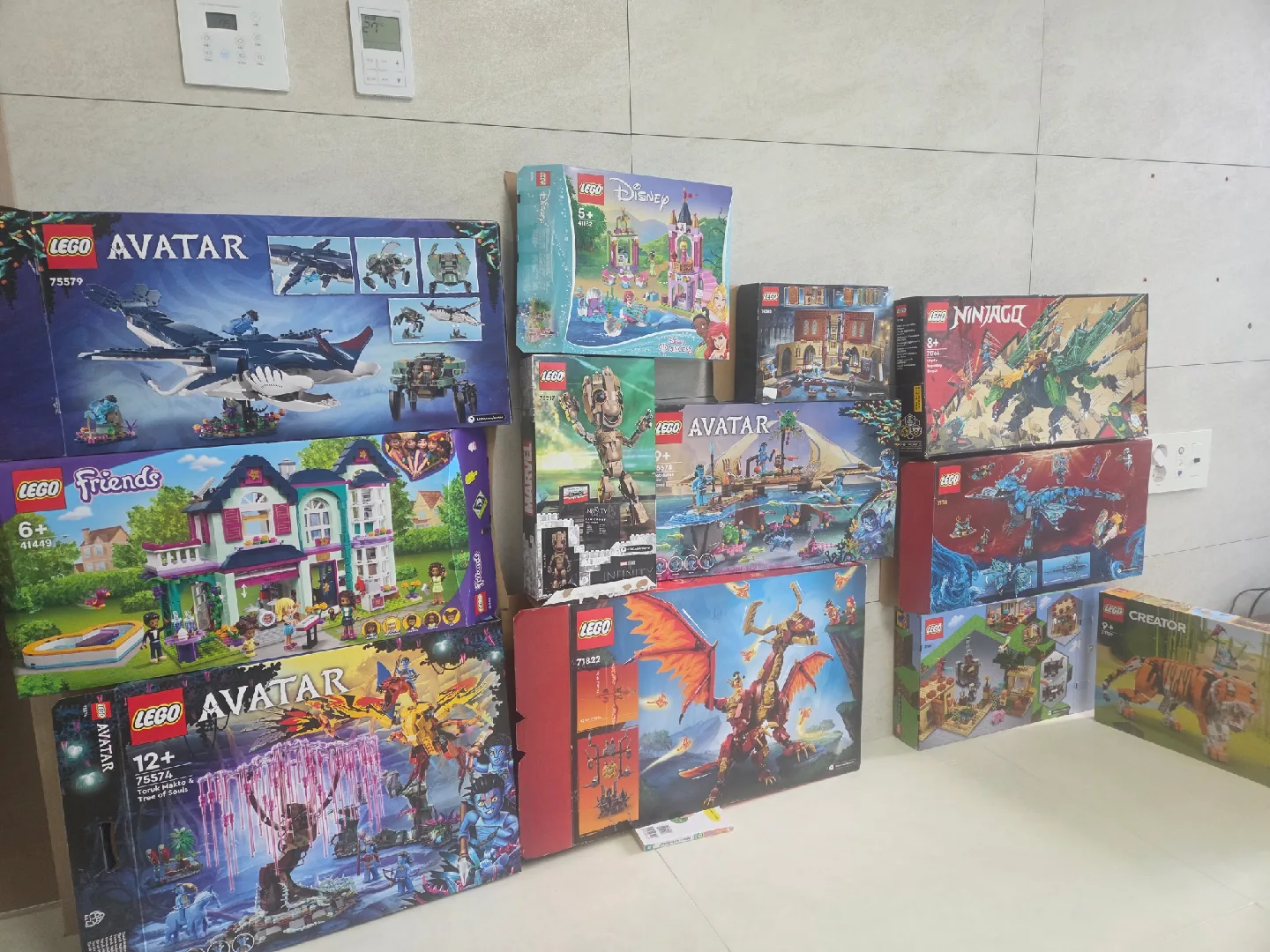 레고 12박스(중고)  일괄 판매(아바타 고래 등 포함)