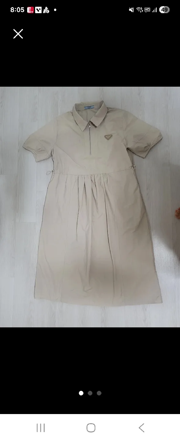 여성 셔츠형 원피스