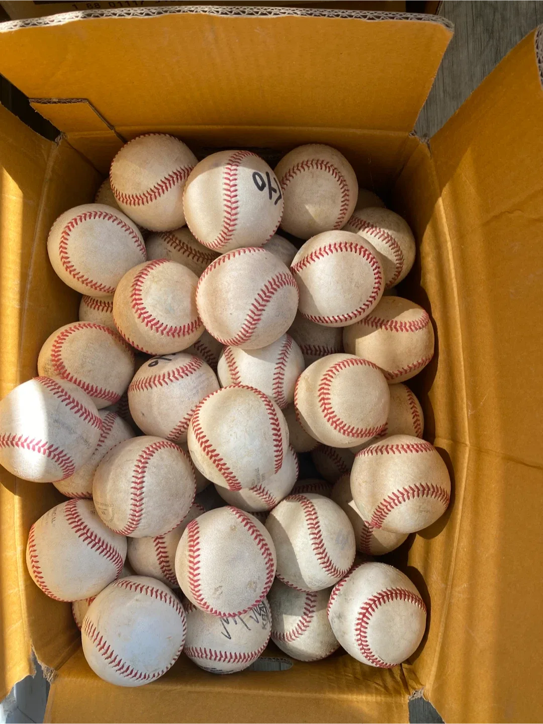 중고야구공 50개 +20개 총70개