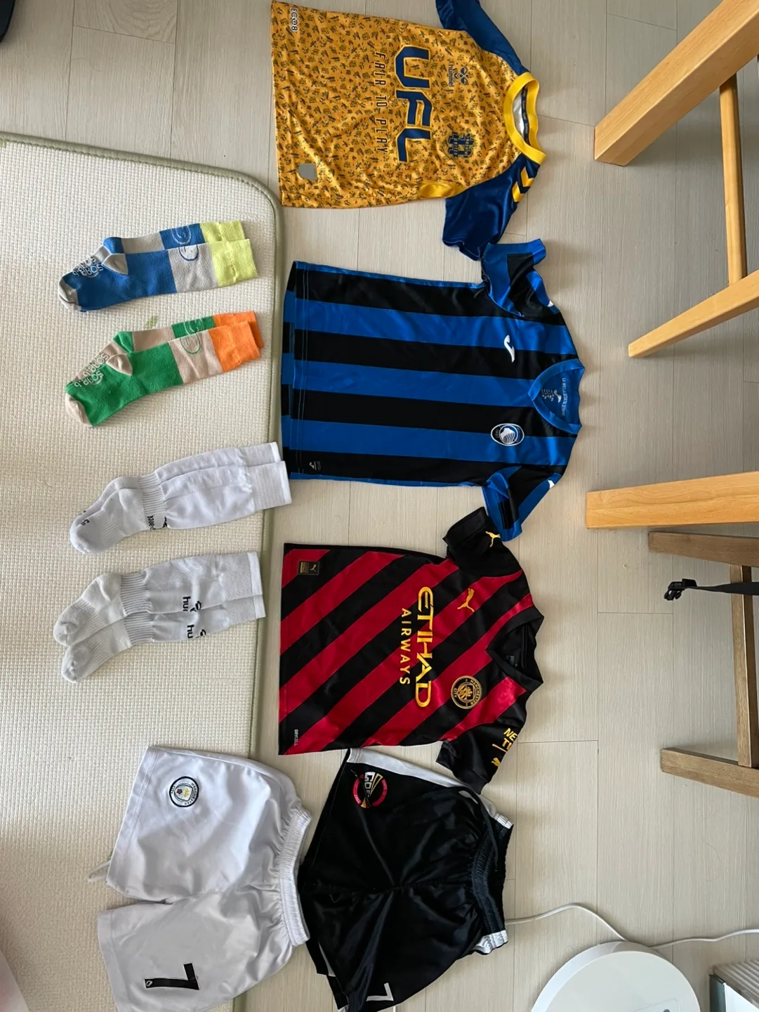 축구유니폼과 양말