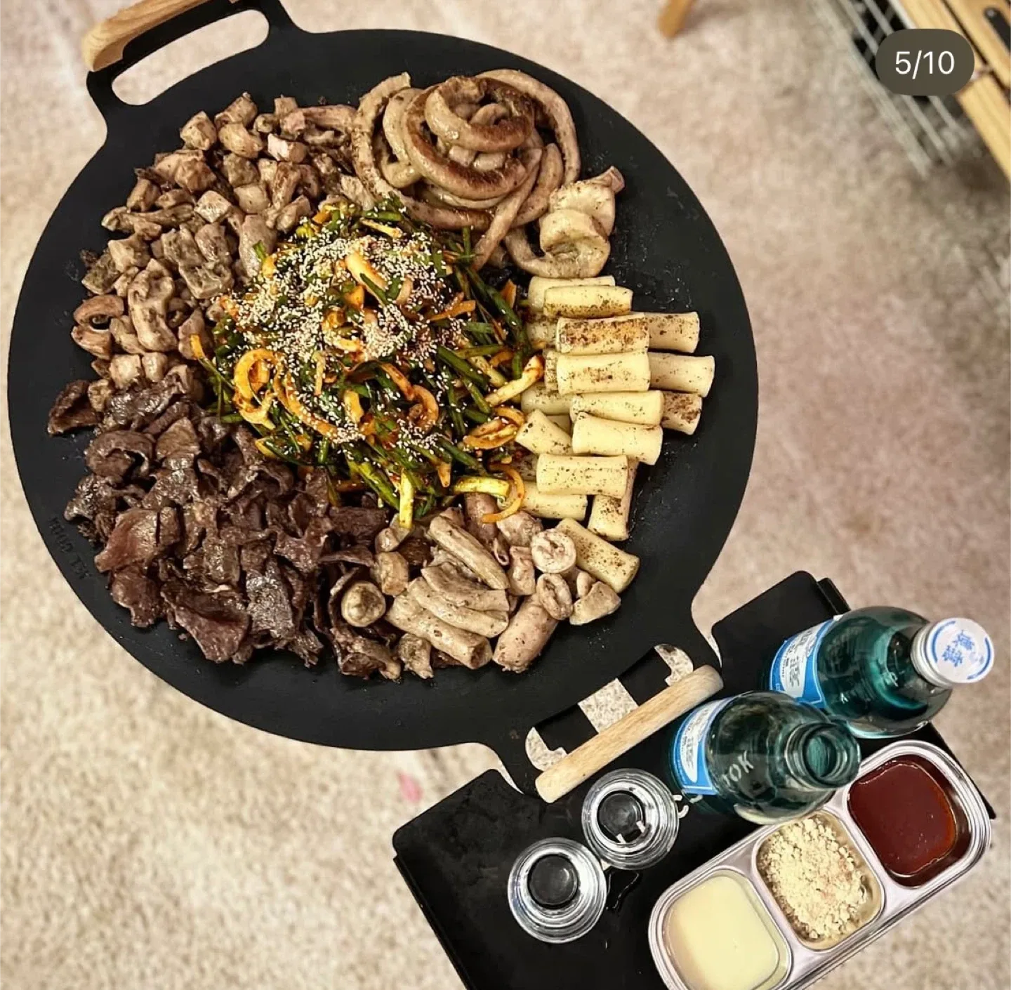 올쿡 그리드 L사이즈. 중고