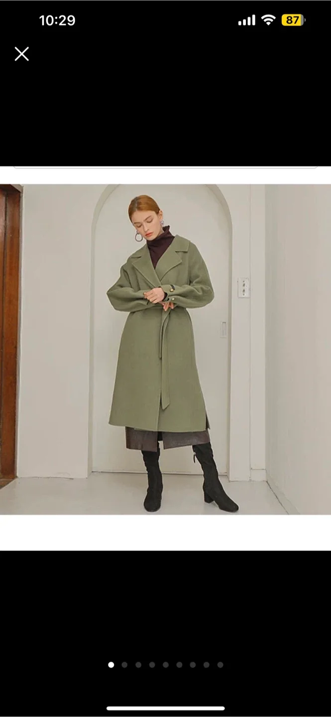 중고) 시즌리스 멕시 사이즈 핸드메이드코트 FREE사이즈 키165 이상 추천!!