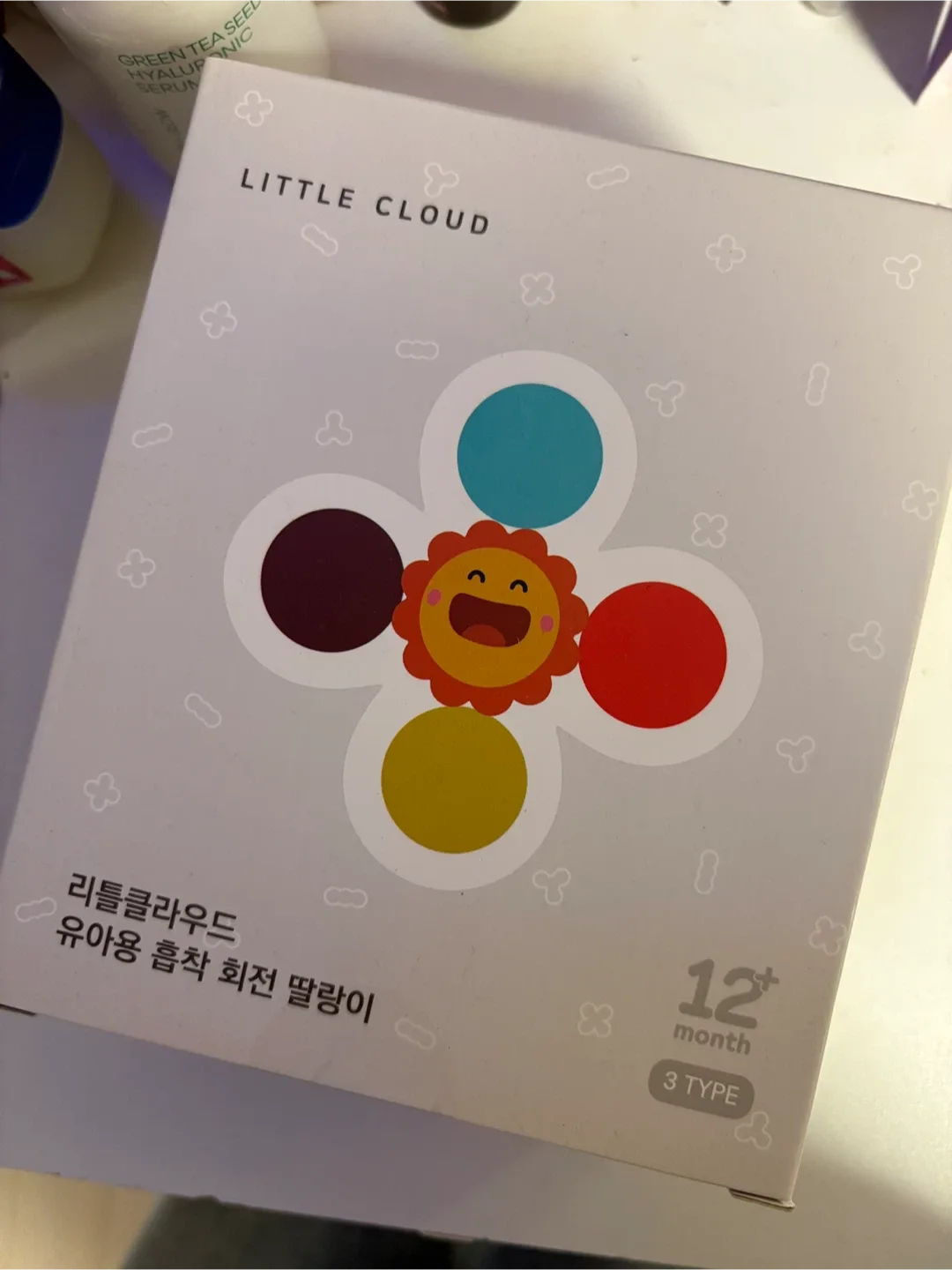 리틀클라우드 흡착 회전 딸랑이 3종