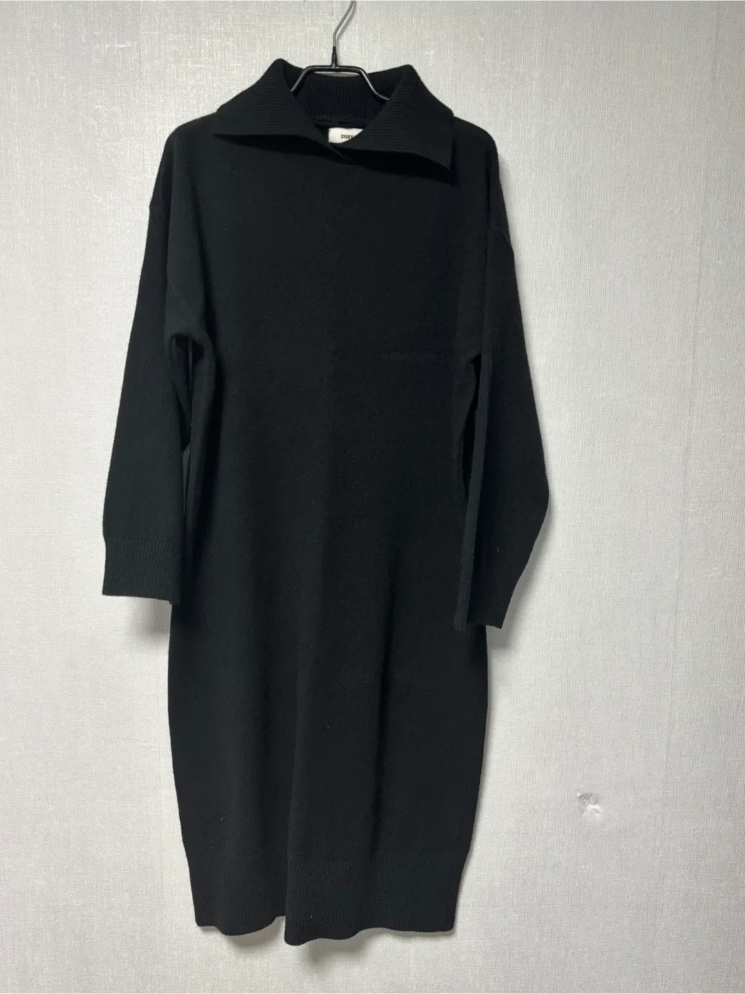 검정 니트 원피스