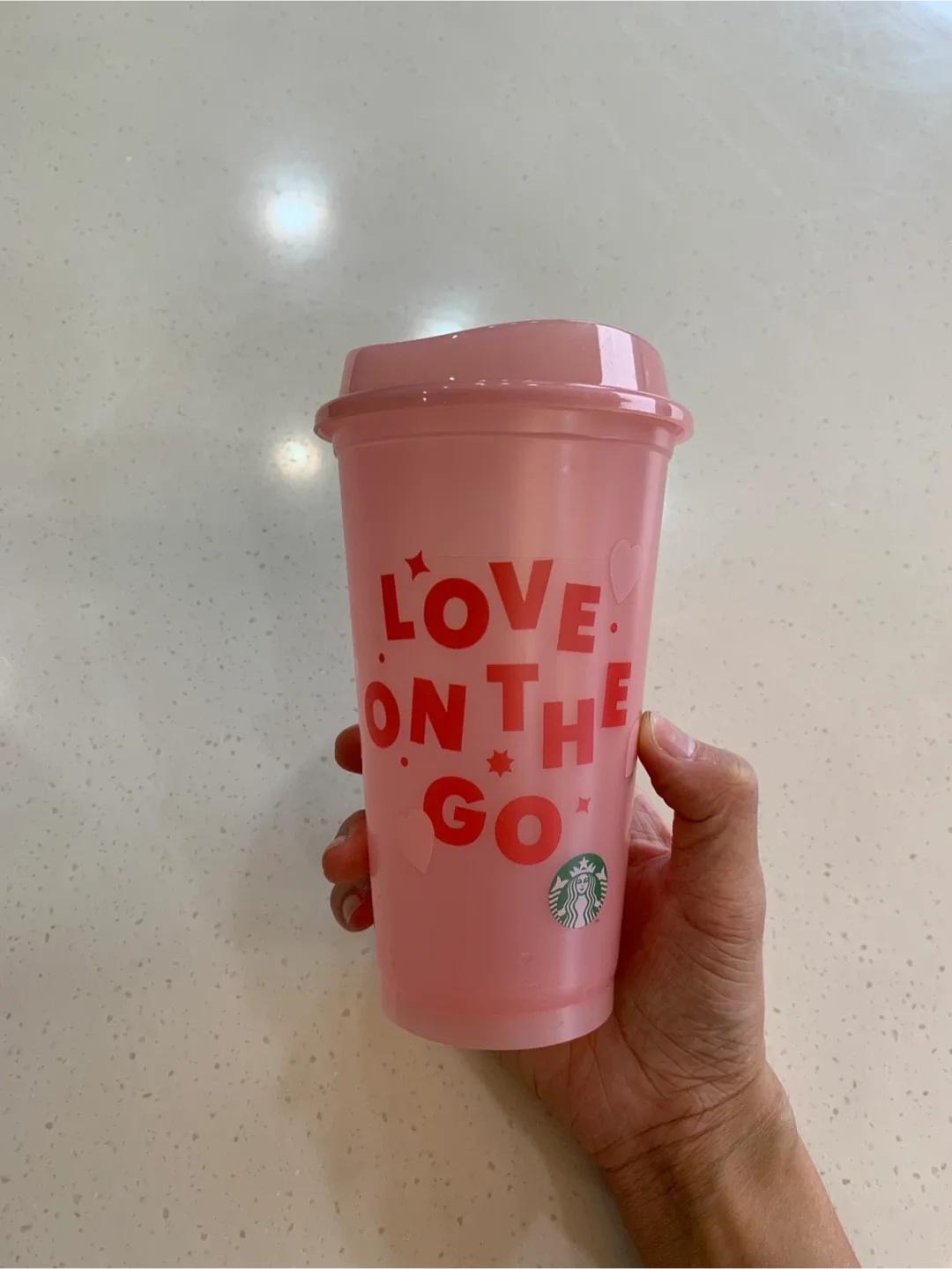 스타벅스 핑크 리유저블컵 473ml