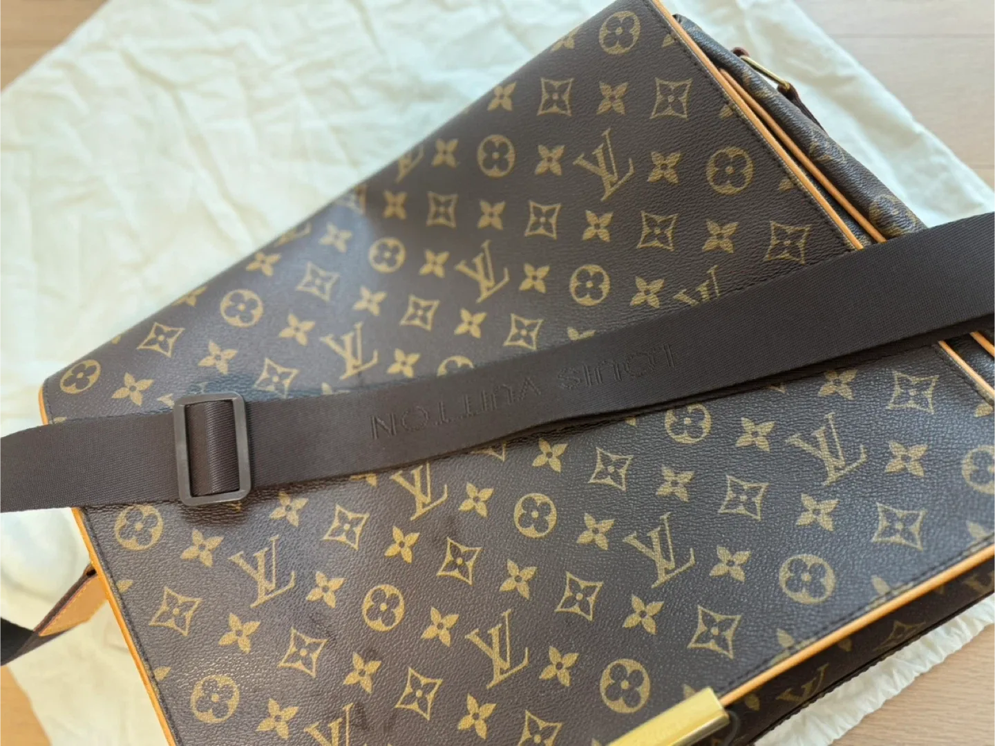 루이비통 모노그램 숄더 크로스백 서류 가방 노트북 가방