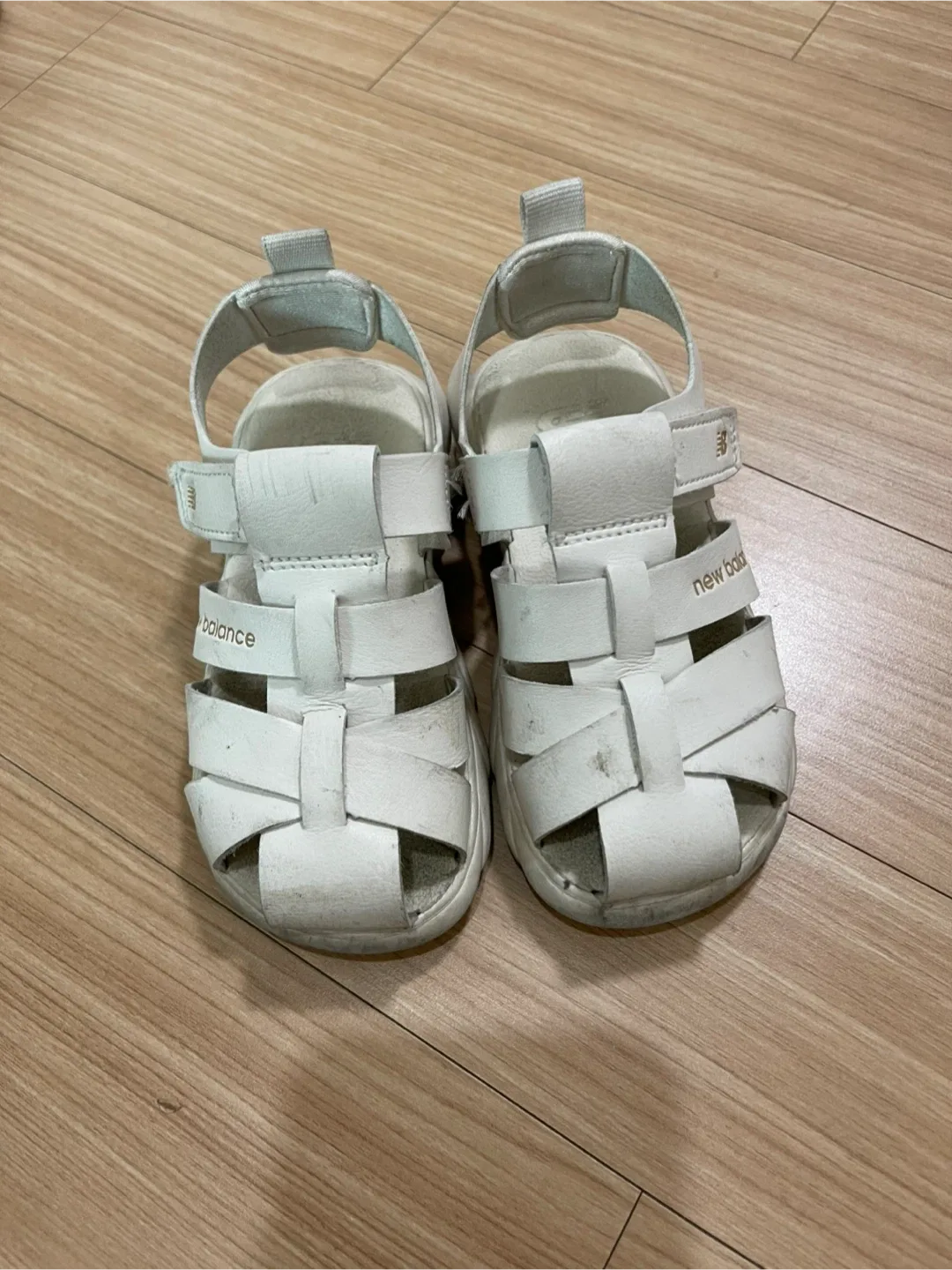 여아 키즈 뉴발란스 샌들 160